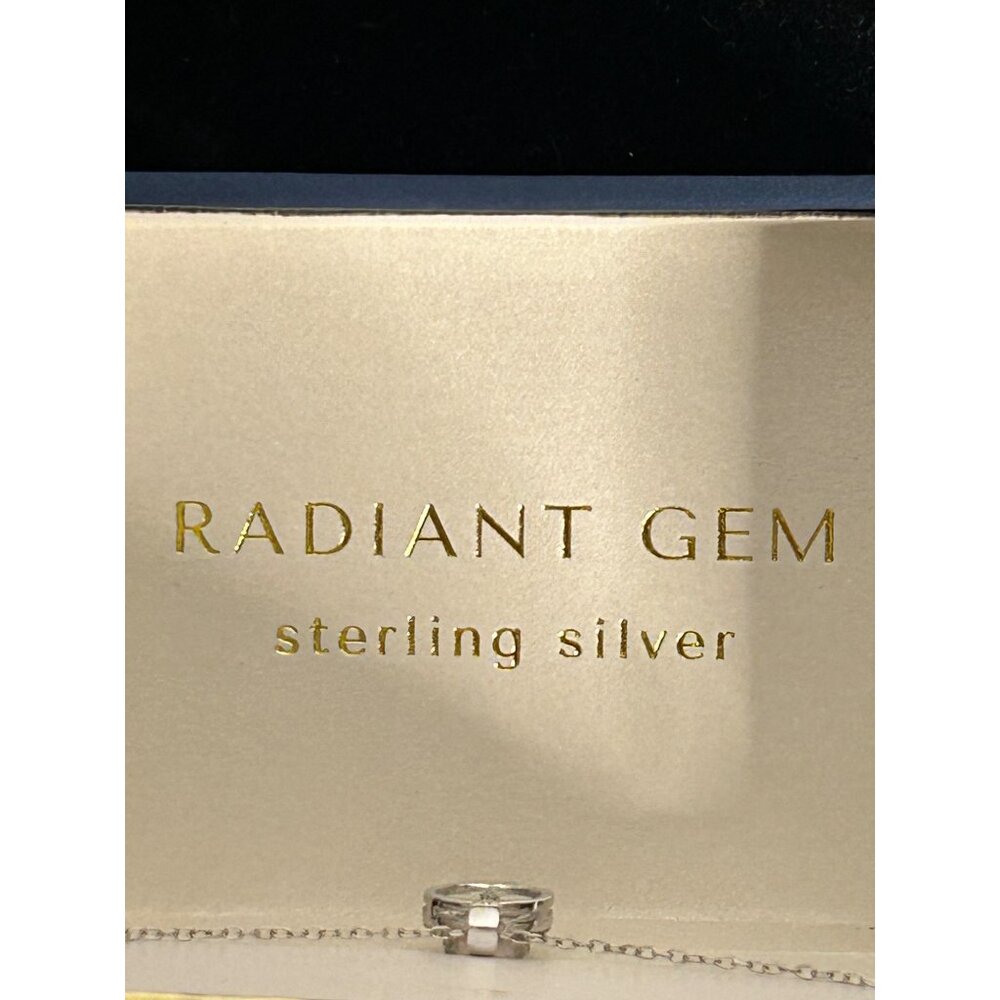 NEW Chrystina Genuine Crystal Sterling Silver Earrings - Picture 4 of 7